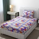MallowWorld Microfiber Wrinkle Free Soft for Kids (Single Bed King Size 6X90 Inches) Cartoon Printed | Single Bed Hot Balloon Printed Kids Bedsheet for Boys &amp; Girls Room