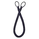 4 Pack Curtain 4 Strand Ropes Tiebacks Tie-Backs, Curtain Handmade Holdbacks, Polyester 4 Strand Cord Rope Tieback - Blue, 4 Pack