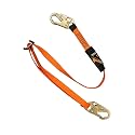 Malta Dynamics 6-Foot Adjustable Fall Protection Lanyard, OSHA/ANSI Compliant