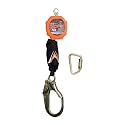Malta Dynamics Pygmy Hog 11-Foot Self-Retracting Lifeline (SRL) – OSHA & ANSI Compliant Fall Protection Retractable Lanyard with Rebar Hook – Class 1-P, Lightweight, Durable, 310 Pound Capacity