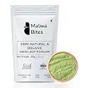 Malwa Bitesᵀᴹ Organic Neem Leaves Powder 150g | Neem Powder for Eating and Drinking | Azadirachta Indica for Skin and Hair | Vembu Powder/Veppa Powder | (50g Pack of 3)