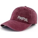 Mama Hat for Women Mommin Wife, Adjustable Mom Gifts Baseball Cap