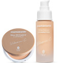 Mamaearth Glow Serum Foundation 30ml + Glow Oil Control Compact SPF 30 for a Flawless Base 9g