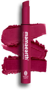 mamaearth moisture matte longstay lipstick with avocado oil  vitamin e