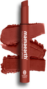 mamaearth moisture matte longstay lipstick with avocado oil  vitamin e citrus nude 2 g