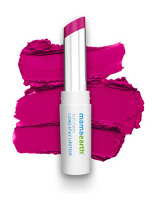 mamaearth matte long stay lipstick with oil  vitamin e for 12 hour long stay