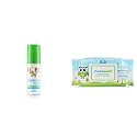Mamaearth Soothing Baby Massage Oil, with Sesame, Almond &amp; Jojoba Oil - 200ml &amp; India's First Organic Bamboo Based Baby Wipes (72 Wipes)