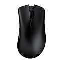 MAMBASNAKE Attack Shark R1 Wireless Gaming Mouse,PAW3311 Optical Sensor 18K DPI,59g Ultralight 2.4Ghz/BT/Wired Computer Mice for Win/Mac - Black