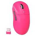 MAMBASNAKE Attack Shark X3 49g Superlight Wireless Gaming Mouse, Rose Red