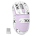 ATTACK SHARK X3 49g SUPERLIGHT Wireless Gaming Mouse, Purple &amp; Grip Tape