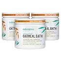 Mambino Organics Soothing Colloidal Oatmeal Bath Soak Powder, for Newborn, Kids, Moms with Dry, Sensitive Skin, Unscented Baby Wash with Calendula for Baby Bath, Vegan, Non-GMO, 6oz 3-Pack