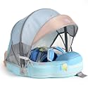 Mambobaby Float with Canopy, UPF 50+ Baby Swim Float