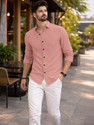 Mameru Men Regular Fit Solid Cut Away