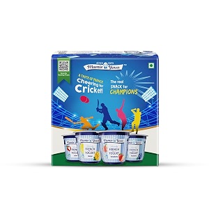 fruity fusion mamie yova39s french fruit yogurt combo - mango strawberry blueberry and litchi 4x90g