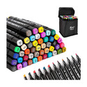 Mamkom Marker 48 color art marker pen set for drawing Double Tipped Alcohol Dual Marker Nib Sketch Pens