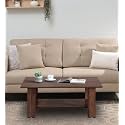 MAMTA DECORATION Engineered Wood Center Coffee Table with Storage for Living Room Home Wooden Tea Tables Furniture (Walnut Finish)