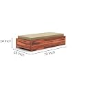 Mamta Furniture Solid Sheesham Wood Diwan Cum Bed with Storage, 3 Seater Sofa Cum Couch, Divan Cot for Home Hall Divan Bed for Living Room, with Mattress and Without Pillow-Honey Finish,3-Person Sofa