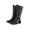 Man's Pirate Boots Renaissance Vintage distressed Medieval Boot High Tube Steampunk Boots for Man Cosplay Costume
