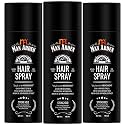 Man Arden Hair Spray - Strong Hold, Styling with Nourishment - Argan Oil and Bhringraj, 180 ml x Pack Of 3