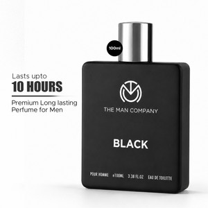 the man company black edt premium long lasting perfume for men eau de toilette  -  100 ml