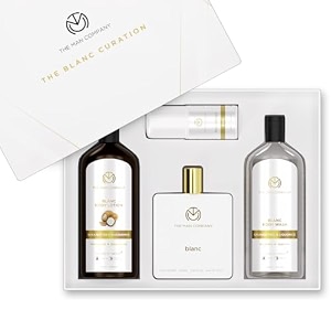 the man company blanc perfume gift box for men with blanc perfume roll on deo body lotion amp body wash  long-lasting fragrance for men  moisturizes rejuvenates  luxury gift set for him