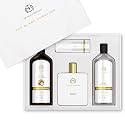 The Man Company Blanc Perfume Gift Box for Men with Blanc Perfume, Roll on Deo, Body Lotion & Body Wash | Long-Lasting Fragrance For Men | Moisturizes, Rejuvenates | Luxury Gift set for Him