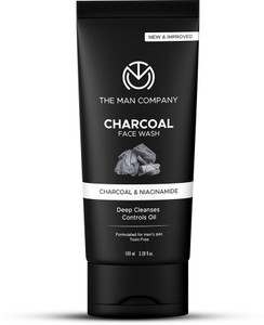 the man company charcoal face wash - ylang ylang and argan face wash
