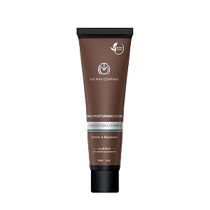 the man company daily moisturising winter cream  enriched with shea butter amp vitamin e for moisturized skin  toxin free - 30gm