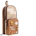 MANAKI Canvas Kawaii 3 Compartment Cute Pencil Case for Girls Large Capacity Pen Pencil Pouch Smooth Zipper Multifunctional Stationery Organizer for School Office (3 Compartment Capybara Pouch)