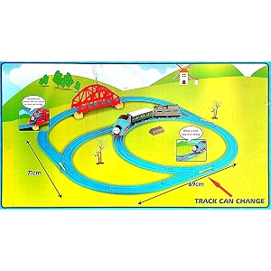 kid39s plastic battery operated train toys track set with sound and flashing lightsbig thomas train
