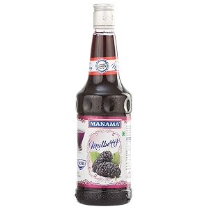 manama mulberry syrup  mixer for mocktails cocktails drinks juices beverages  non alcoholic mix 750ml bottle