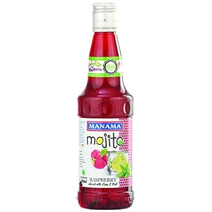 manama raspberry mojito flavoured syrup for mocktails amp cocktails 500ml