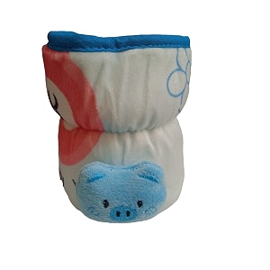 bottle covers for philips aventbroad neck soft plush stretchable baby feeding bottle tote bag cover with strap 120ml 125 ml and 140ml- blue