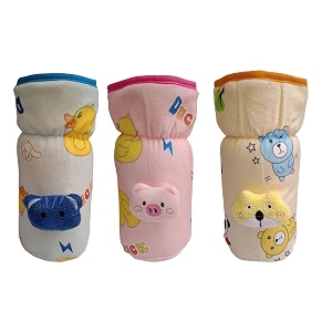 bottle covers for philips aventbroad neck soft plush stretchable baby feeding bottle tote bag cover with strap 250 260 330 ml feeders multicolour pack of 3
