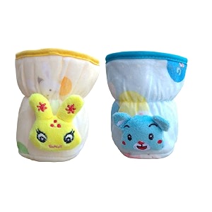 bottle covers for philips aventbroad neck soft plush stretchable baby feeding bottle tote bag cover with strap 125ml 120 ml and 140ml feeders multicolour pack of 2-blue yellow