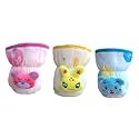 Bottle Covers for Philips Avent/Broad Neck Soft Plush Stretchable Baby Feeding Bottle Tote Bag Cover with Strap (125ml, 120 ml and 140ml Feeders (Multicolour) Pack of 3)