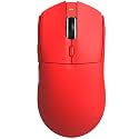 MANBASNAKE AJAZZ AJ139 PRO Wireless Gaming Mouse,Lightweight Computer Gaming Mice with PixArt PAW3395 Sensor,26,000 DPI,6 Programmable Buttons,1000Hz Polling-Red