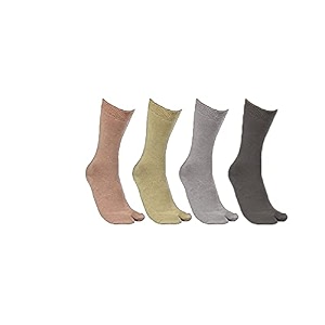 mancloem women39s formalcasual office purpose cotton calf length socksfree size multicolored pack of 4