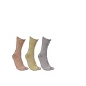 Mancloem Women's Formal/Casual Office Purpose Cotton Calf Length Socks(Free Size, Multicolored) Pack of (3)