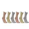 Mancloem Women's Formal/Casual Office Purpose Cotton Calf Length Socks(Free Size, Multicolored) Pack of (6)