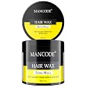Mancode Extra Hold Hair Wax 100 gm for MEN | Long Lasting Stylist Look | Glossy Finish | Shine | Restylable Anytime, Easy Wash Off | No Paraben, Sulphate, Alcohol & Harmfull Chemicals