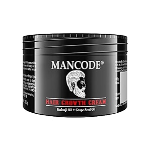 mancode hair growth cream 100gm  for advanced hair growth  prevents hair fall  non sticky oil replacement hair cream  hair cream after shower  scalp nourishment  for men