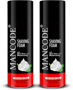 mancode shaving foam for men shave foam minimizes risk of nicks cuts  razor burn
