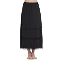 MANCYFIT Long Half Slip for Women Under Dresses Skirt with Lace