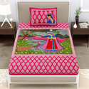Mandakini Cotton Single Flat 140 TC Jaipuri
