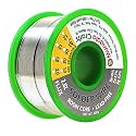 Mandala Crafts Lead Free Solder Wire with Solder Flux - 100g 0.5mm Rosin Core Solder for Electronics - Ag0.3 Cu0.7 Sn99 SAC Tin Soldering Wire for Stained Glass Electrical PCB