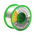 Mandala Crafts Lead Free Solder Wire with Solder Flux - 100g 1mm Rosin Core Solder for Electronics - Ag0.3 Cu0.7 Sn99 SAC Tin Soldering Wire for Stained Glass Electrical PCB