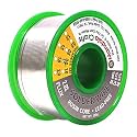Mandala Crafts Lead Free Solder Wire with Solder Flux - 100g 0.8mm Rosin Core Solder for Electronics - Ag0.3 Cu0.7 Sn99 SAC Tin Soldering Wire for Stained Glass Electrical PCB
