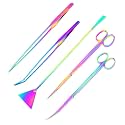 Mandala Crafts Rainbow 12 in Aquascaping Tool Kit for Aquarium Terrariums