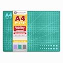 Mandala Crafts Self-Healing Green 9" x 12" A4 Cutting Mat for Sewing